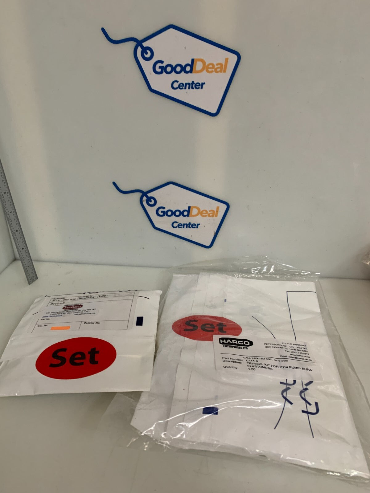 LOT OF 2 HARCO TRI SEAL KIT FOR C 114-3
