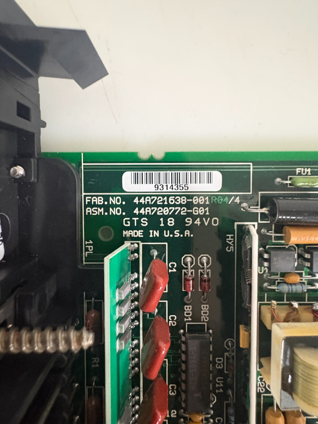 GE FANUC PC BOARD ADD-ON BOARD 44A721638-001 R08/44