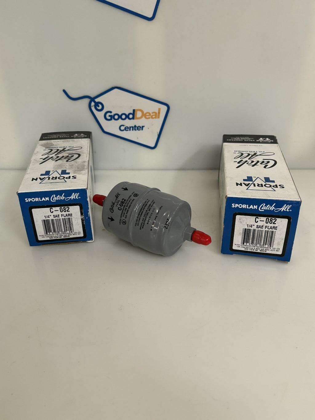 LOT OF 2 SPORLAN CATCH ALL 1/4" C-082 FILTER DRIER