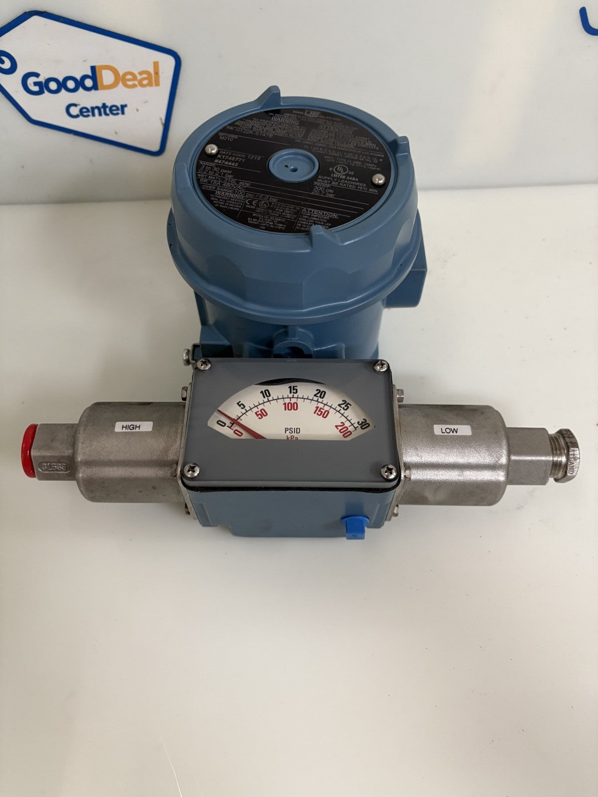 UNITED ELECTRIC CONTROLS ADJUSTABLE PRESSURE SWITCH