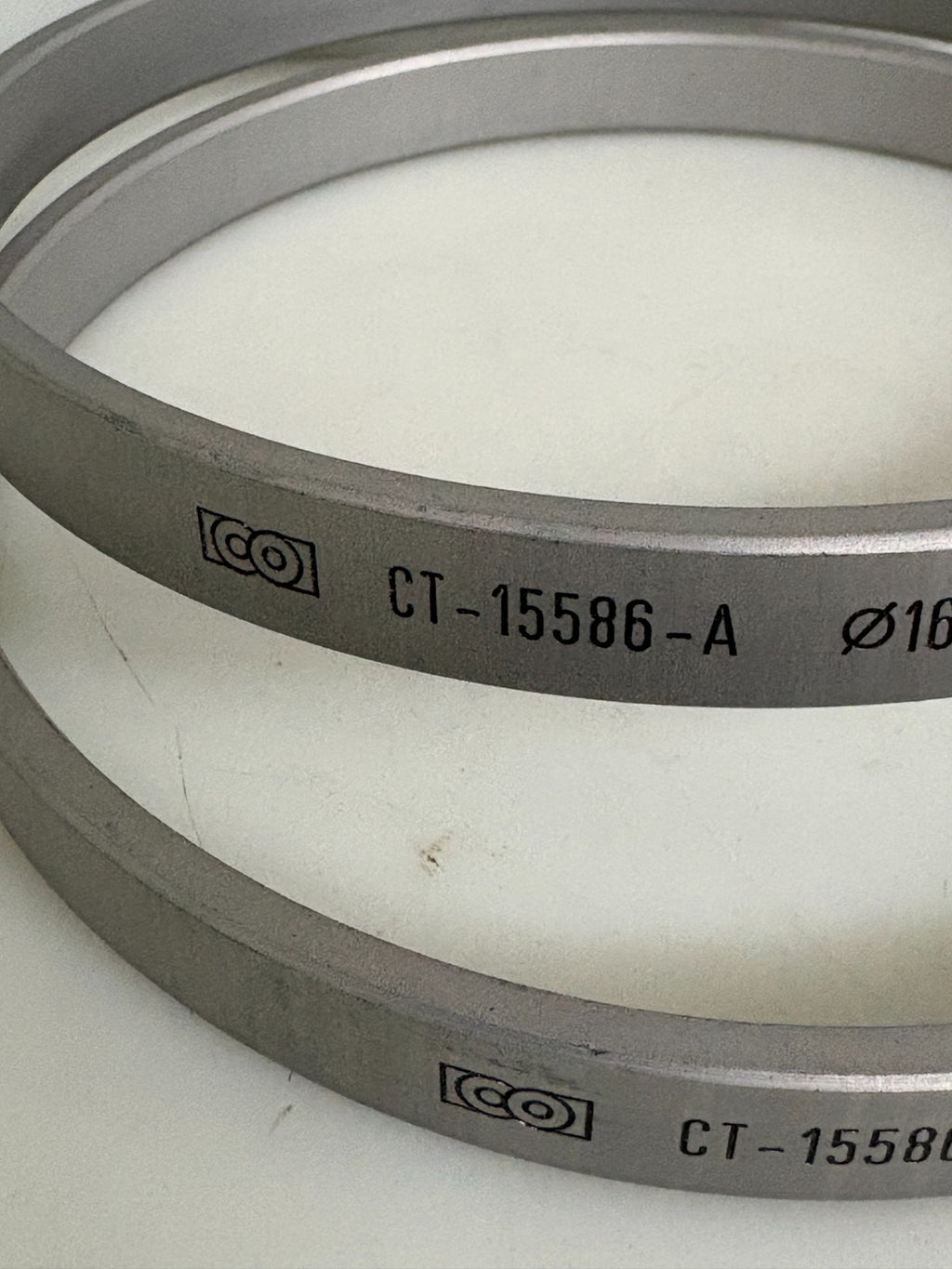 LOT OF 2 COMBI TOOL ALUMINIUM RING CT-15586-A 160/150 X 15 (BODY 40)