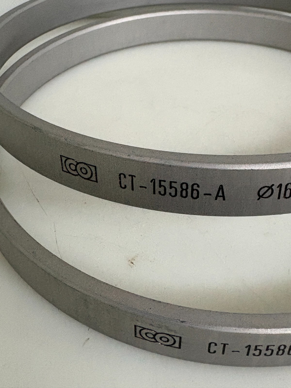 LOT OF 2 COMBI TOOL ALUMINIUM RING CT-15586-A 160/150 X 15 (BODY 40)