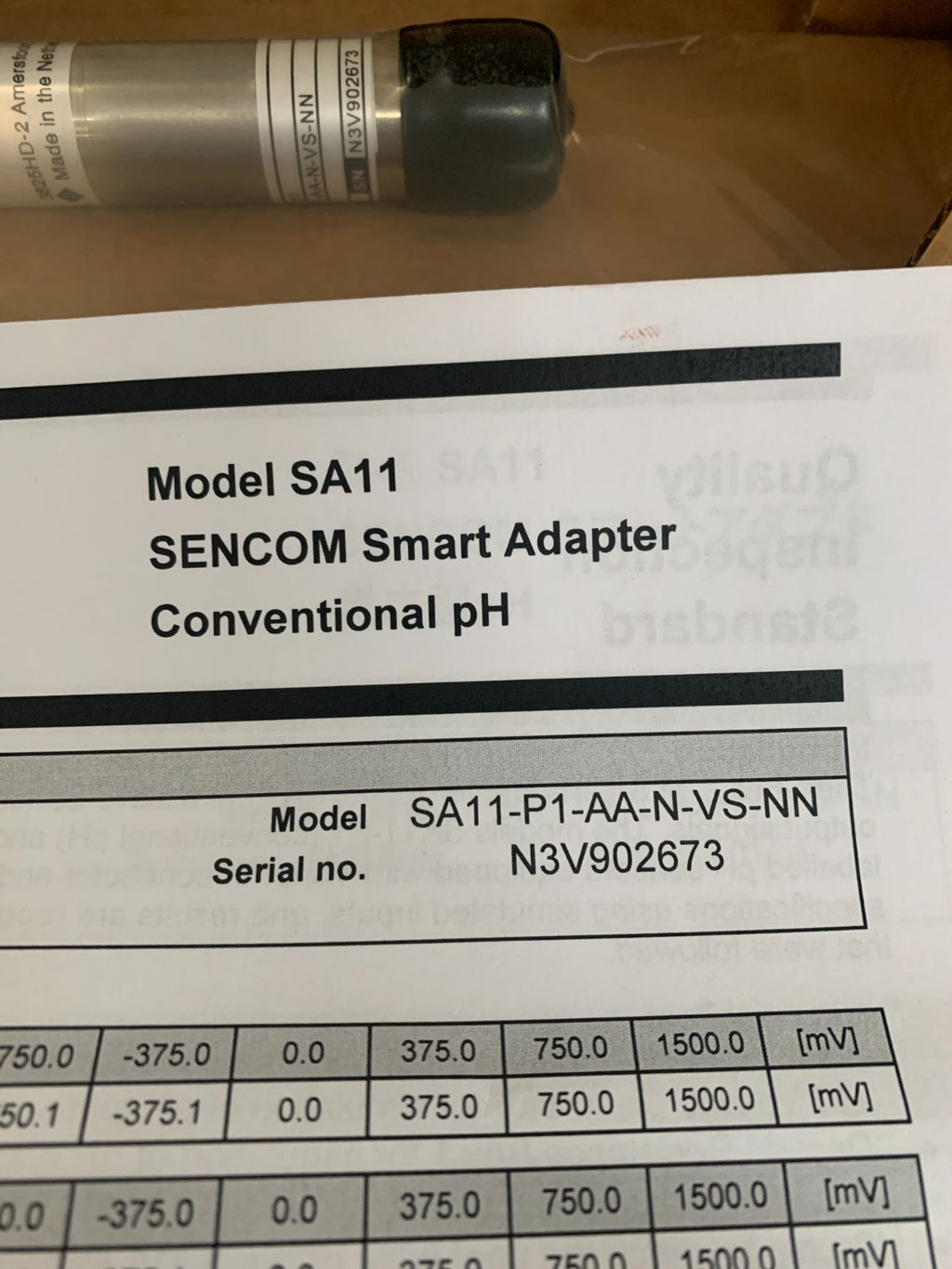 YOKOGAWA SENCOM SMART ADAPTER #SA11-P1-AA-N-VS-NN