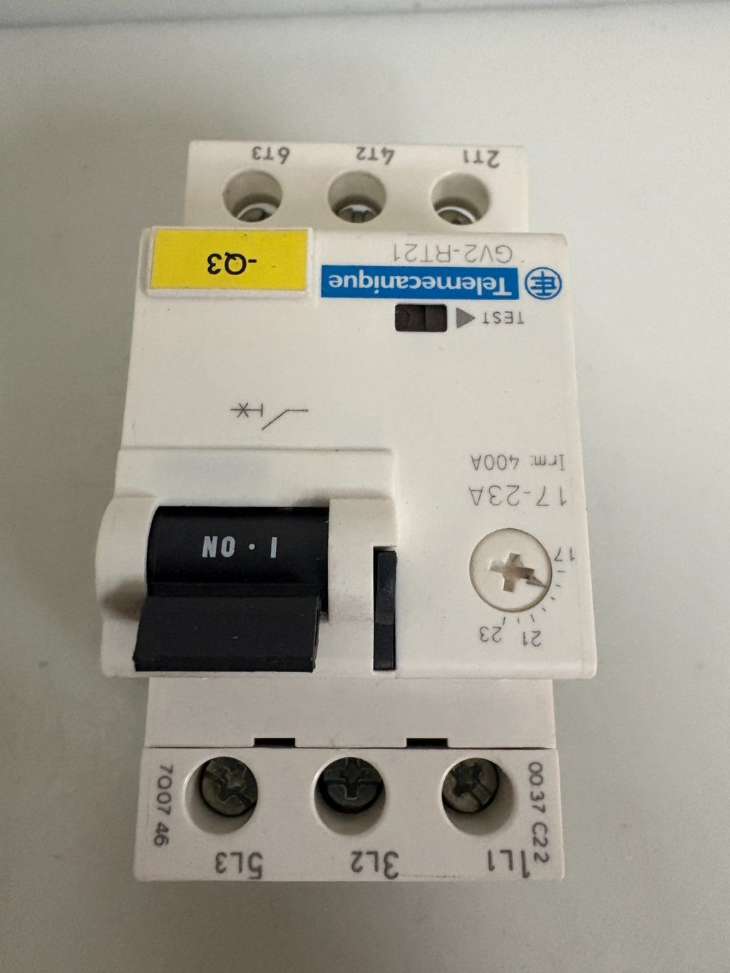 SCHNEIDER ELECTRIC MOTOR STARTER GV2-RT21