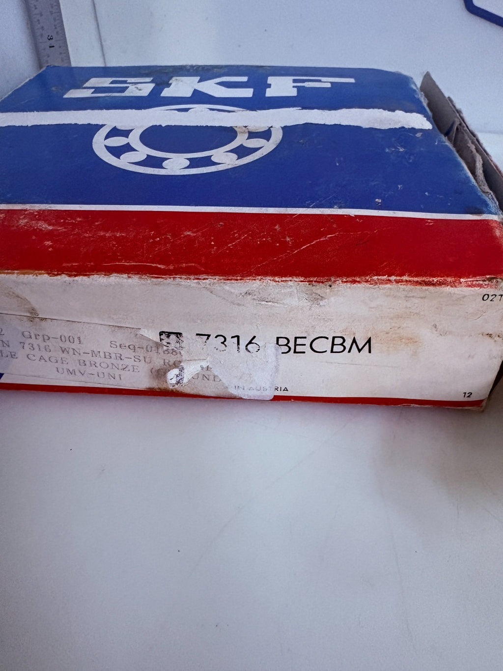 SKF ANGULAR CONTACT BALL BEARINGS 7316 BECBM