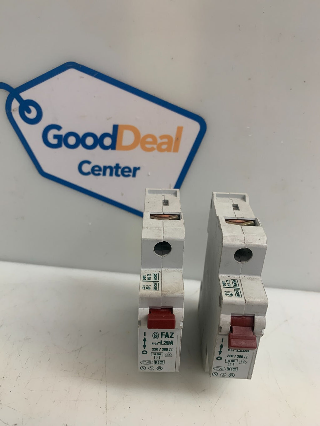 EATON  FAZ  L20A   Miniature Circuit Breaker  (Lot of 2)
