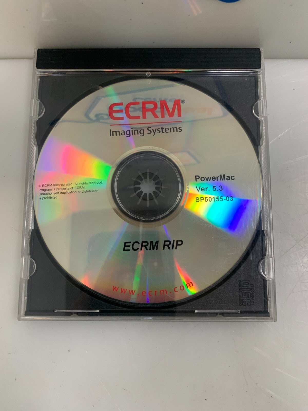ECRM Imaging Systems ECRM RIP PowerMac SP50155-03 Ver. 5.3