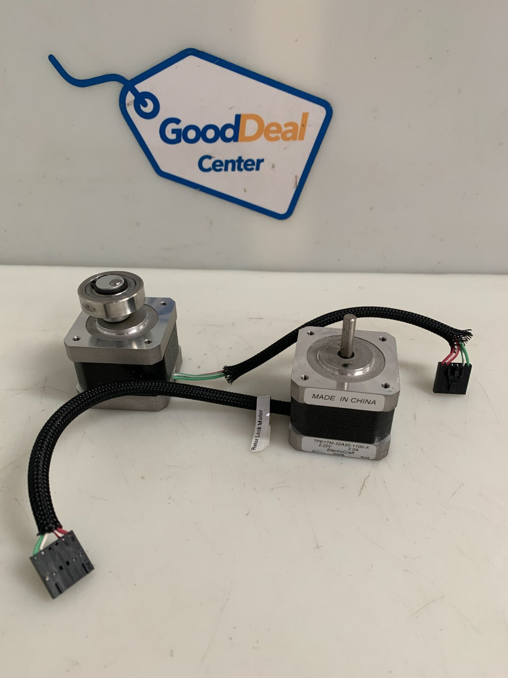 LOT OF 2 ELECTROCRAFT STEPPER MOTOR TPE17M-32A20-1100-X