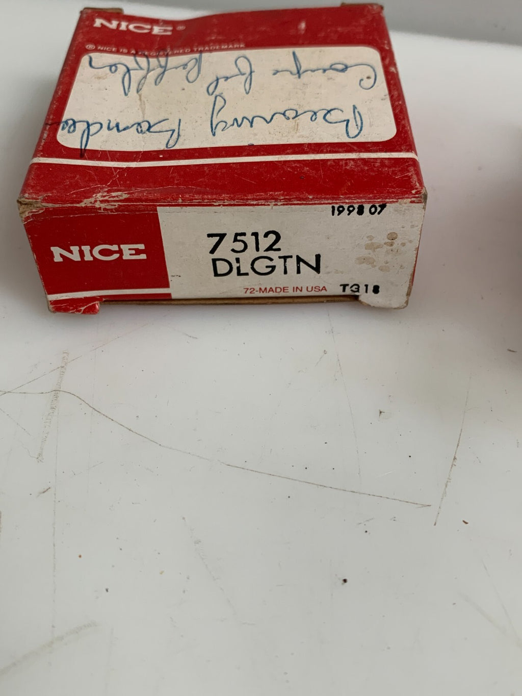 LOT OF 2 NICE SINGLE ROW BALL BEARING 7512 DLGTN2