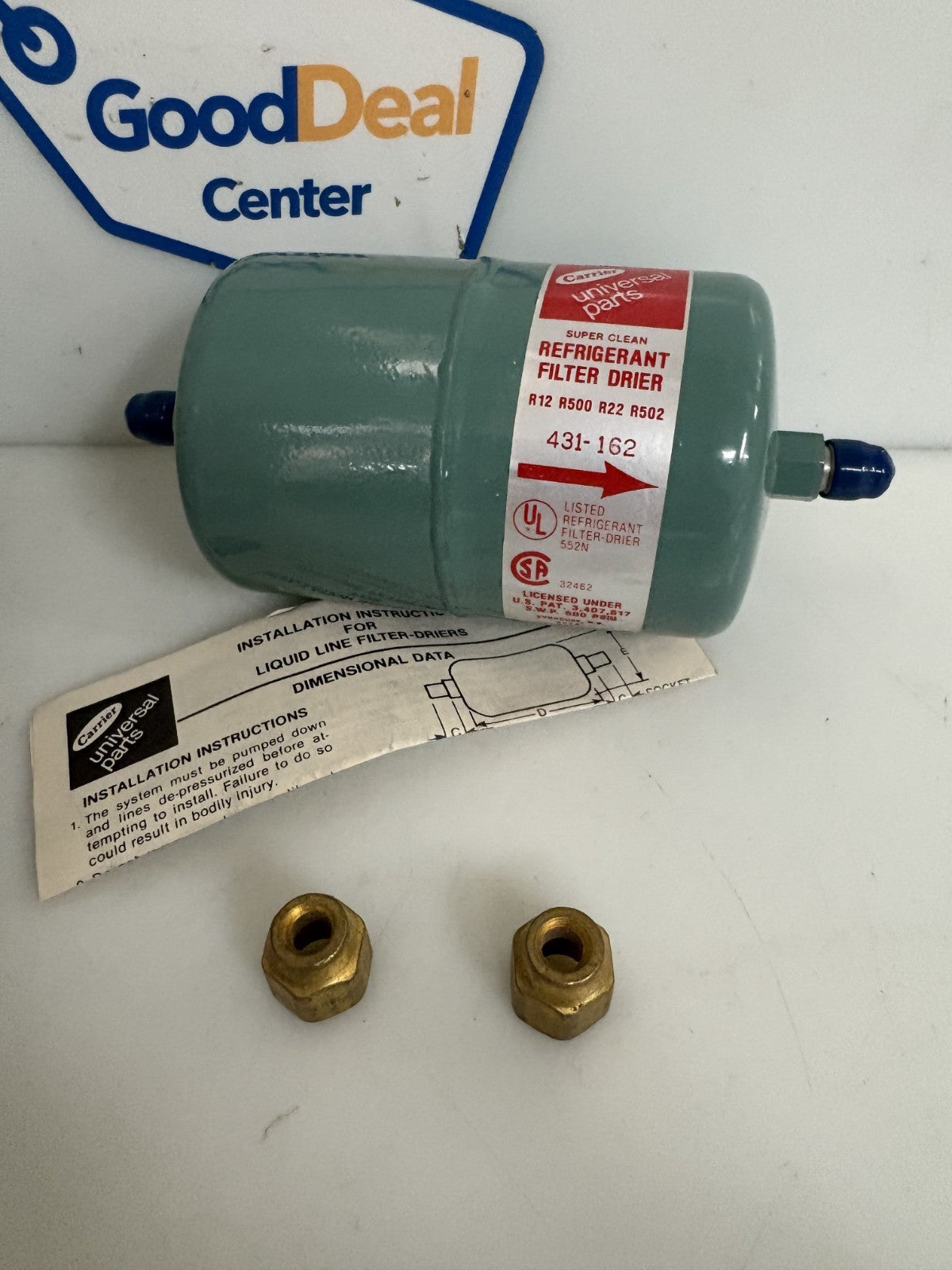 CARRIER LIQUID LINE FILTER DRIER H-162
