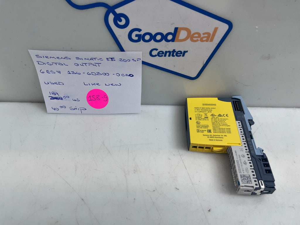 SIEMENS Simatic ET 200SP  6ES7 136-6DB00-0CA0  Digital Output2