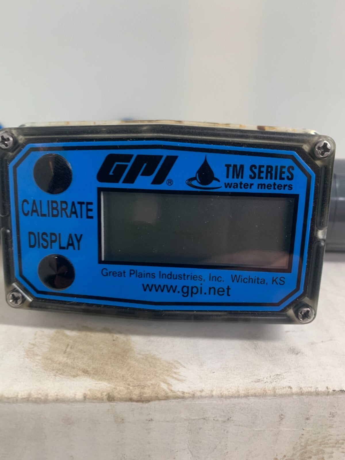 GPI TM SERIES ELECTRONIC WATER METERS LCD DISPLAY