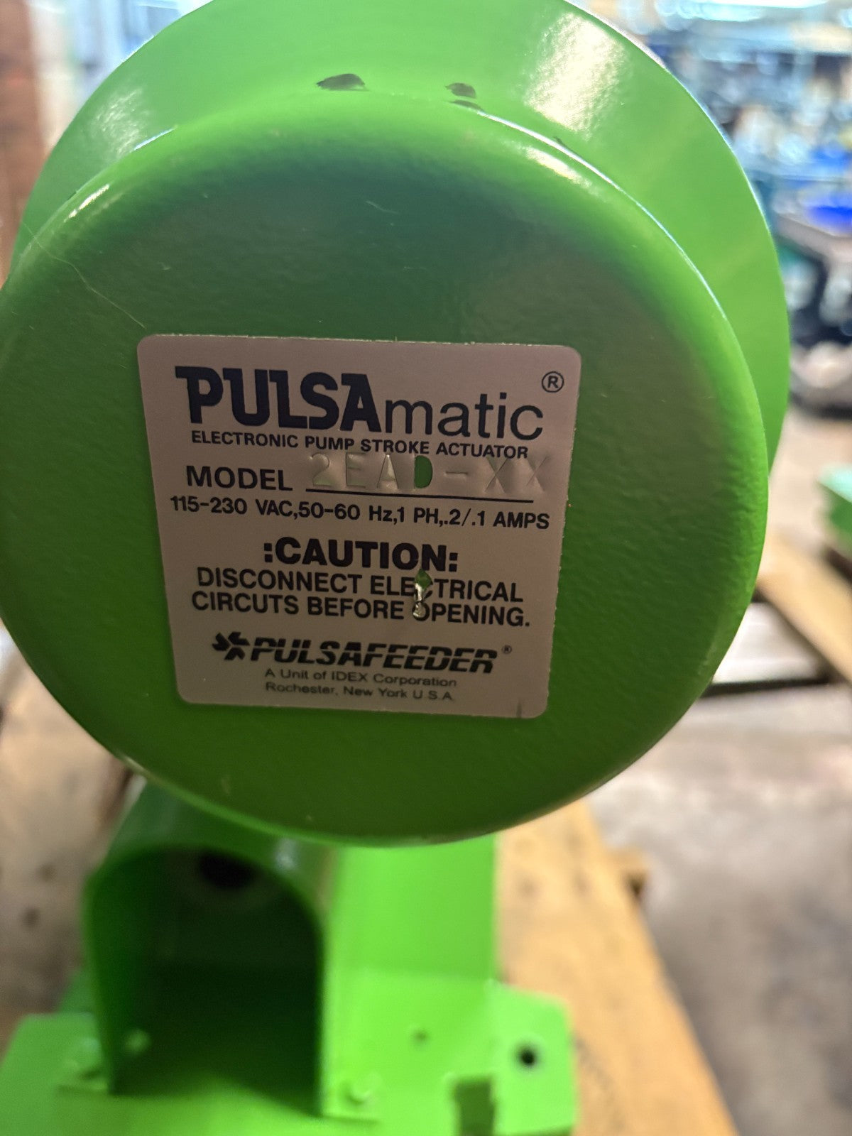 PULSAFEEDER 7120 DIAPHRAGM METERING PUMP 7120H-S-AE2