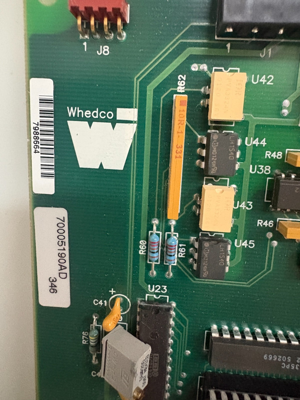 WHEDCO GE FANUC 7000519AD 17005191 REV A 1
