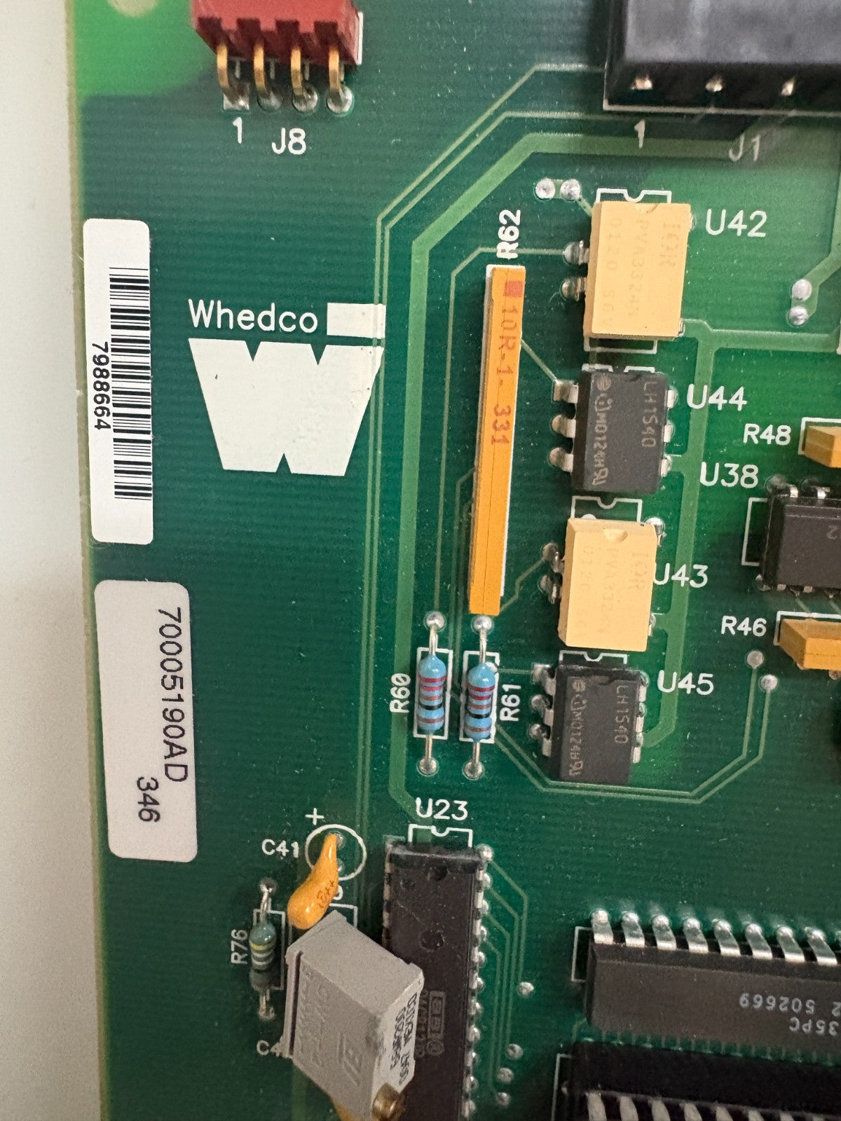 WHEDCO GE FANUC 7000519AD 17005191 REV A 1