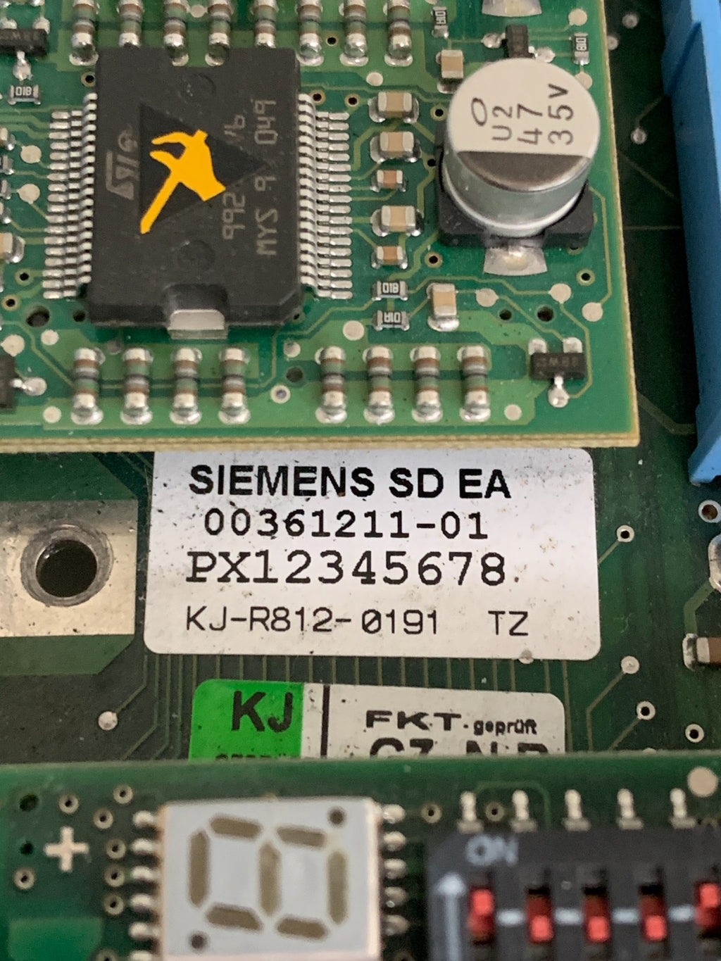 SIEMENS SD EA PORTAL HEAD DIST. 00361211-01