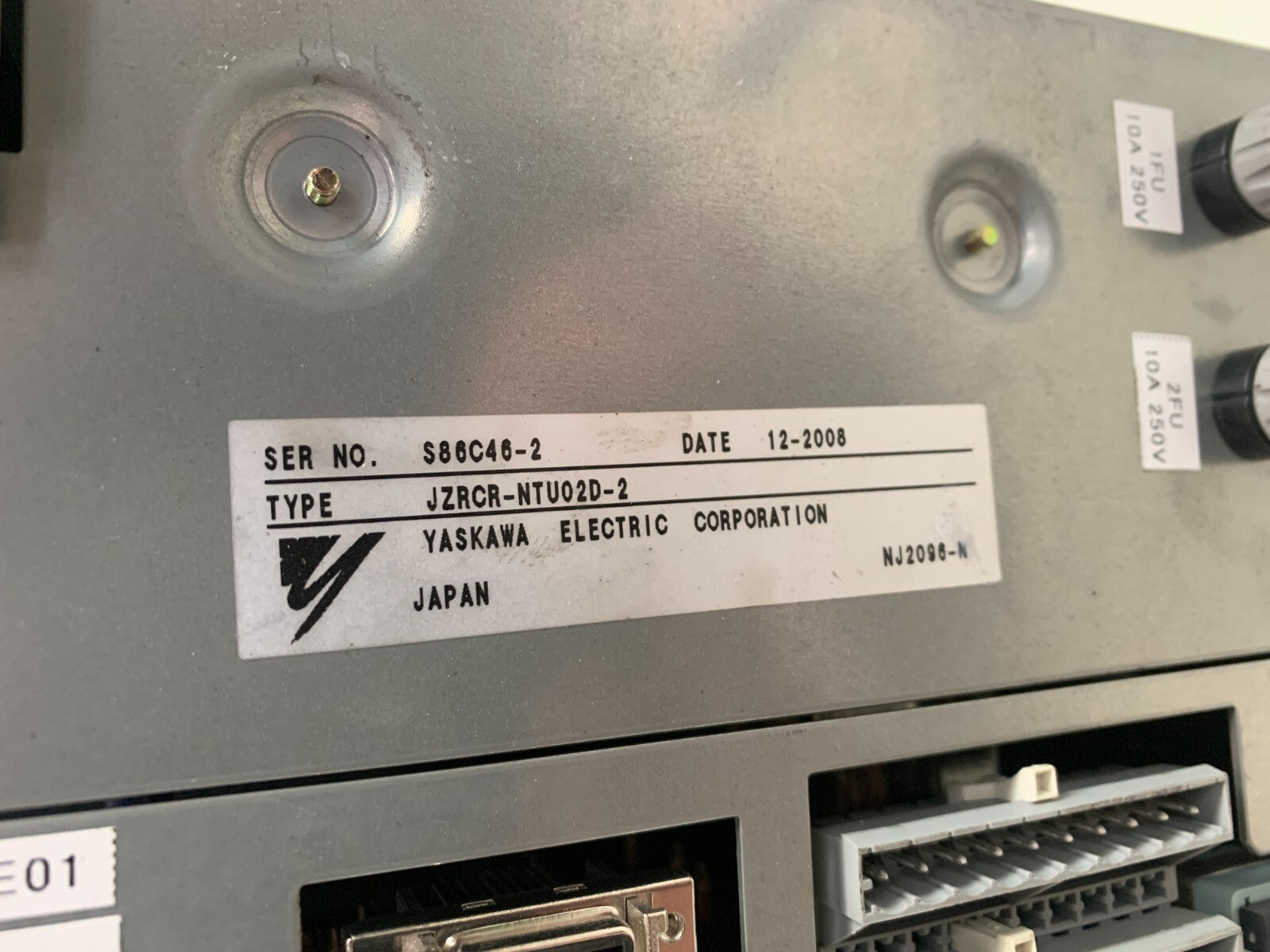 Yaskawa Electrical JZRCR-NTU02D-2 Motoman Power Supply Module