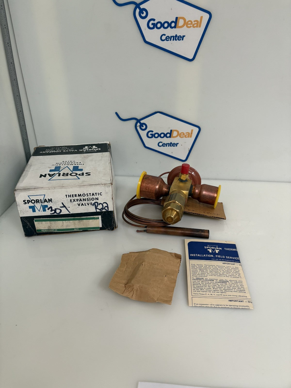 SPORLAN THERMOSTATIC EXPANSION VALVE OVE 30 CP100