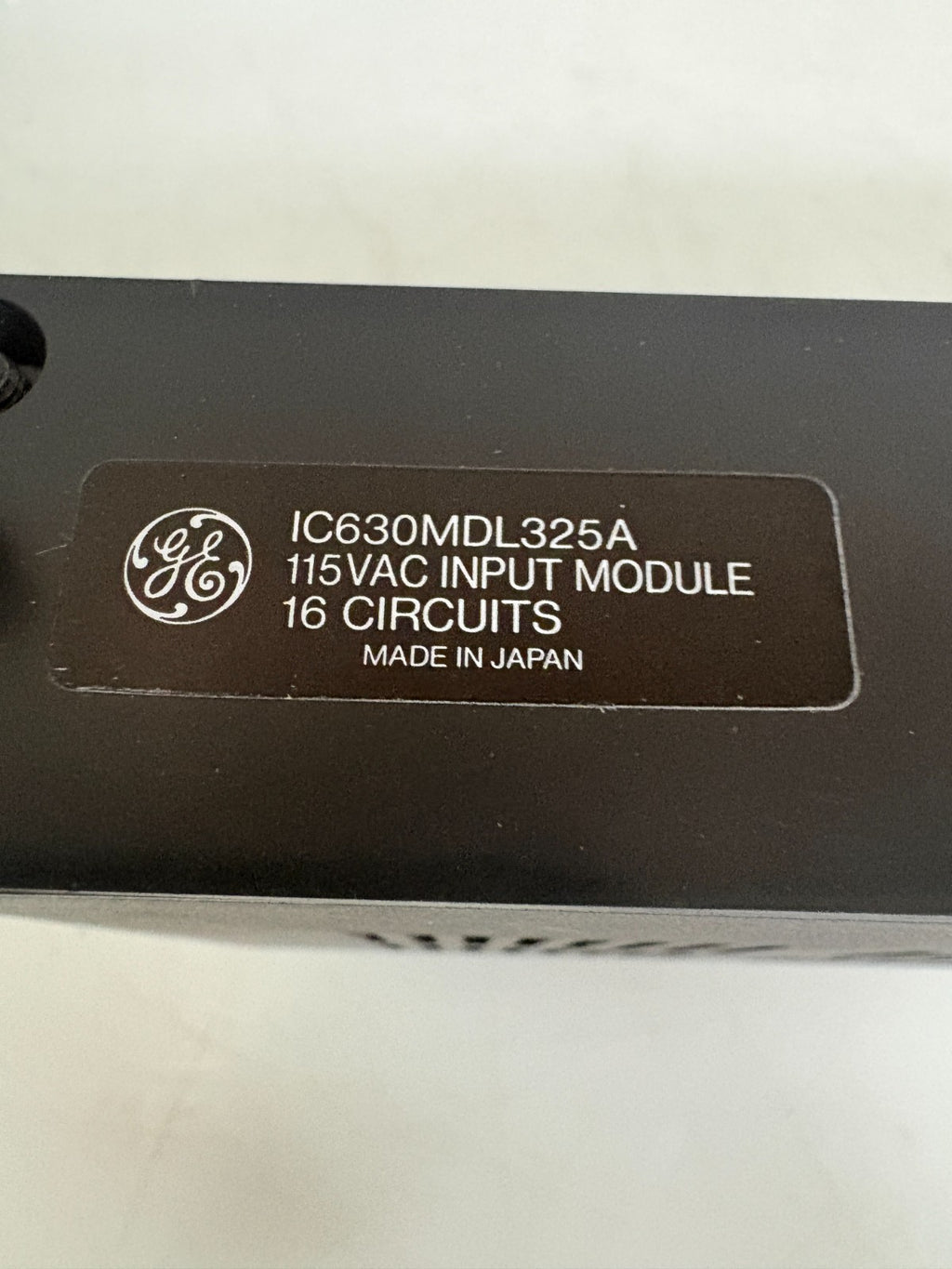 GENERAL ELECTRIC 115 VAC INPUT MODULE IC630MDL325A3
