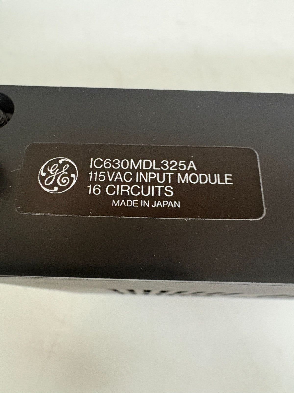 GENERAL ELECTRIC 115 VAC INPUT MODULE IC630MDL325A3
