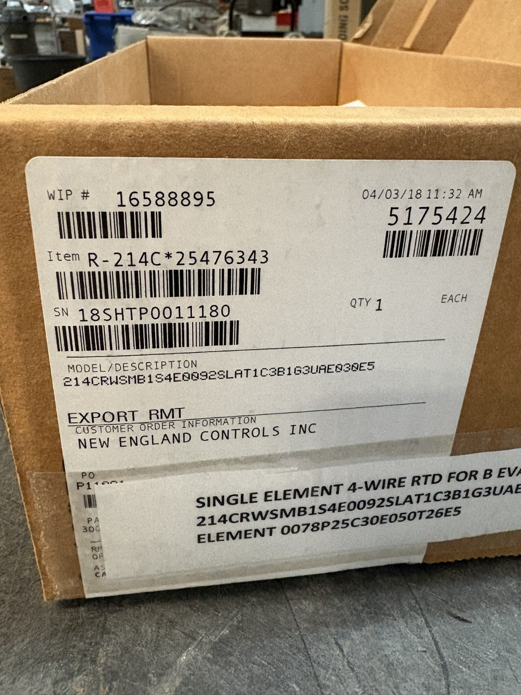 ROSEMOUNT EMERSON 214C SERIES THERMO COUPLE R-214C  25476343