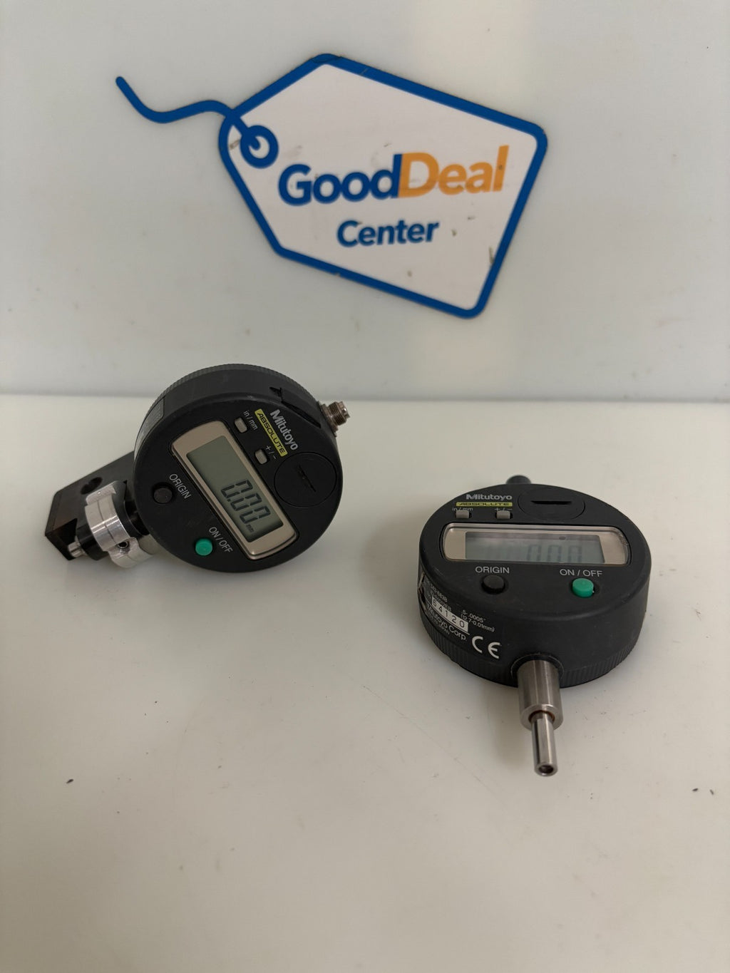 LOT OF 2 MITUTOYO ABSOLUTE DIGITAL INDICATOR 543-683B S1012EB