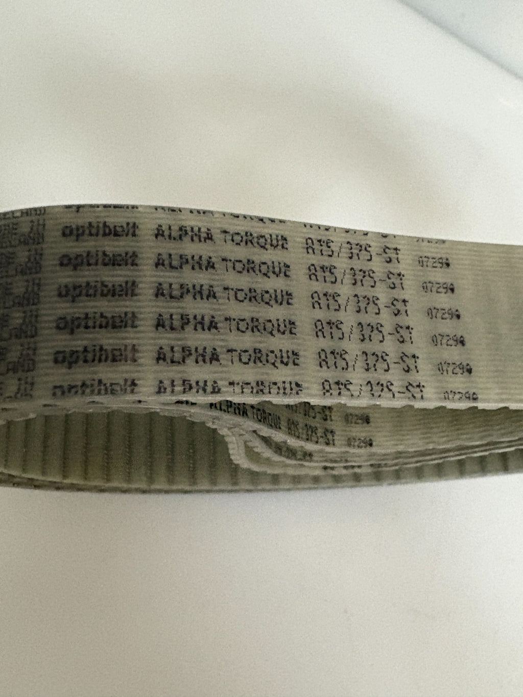 LOT OF 4 OPTIBELT TIMING BELT AT5-375-ST2