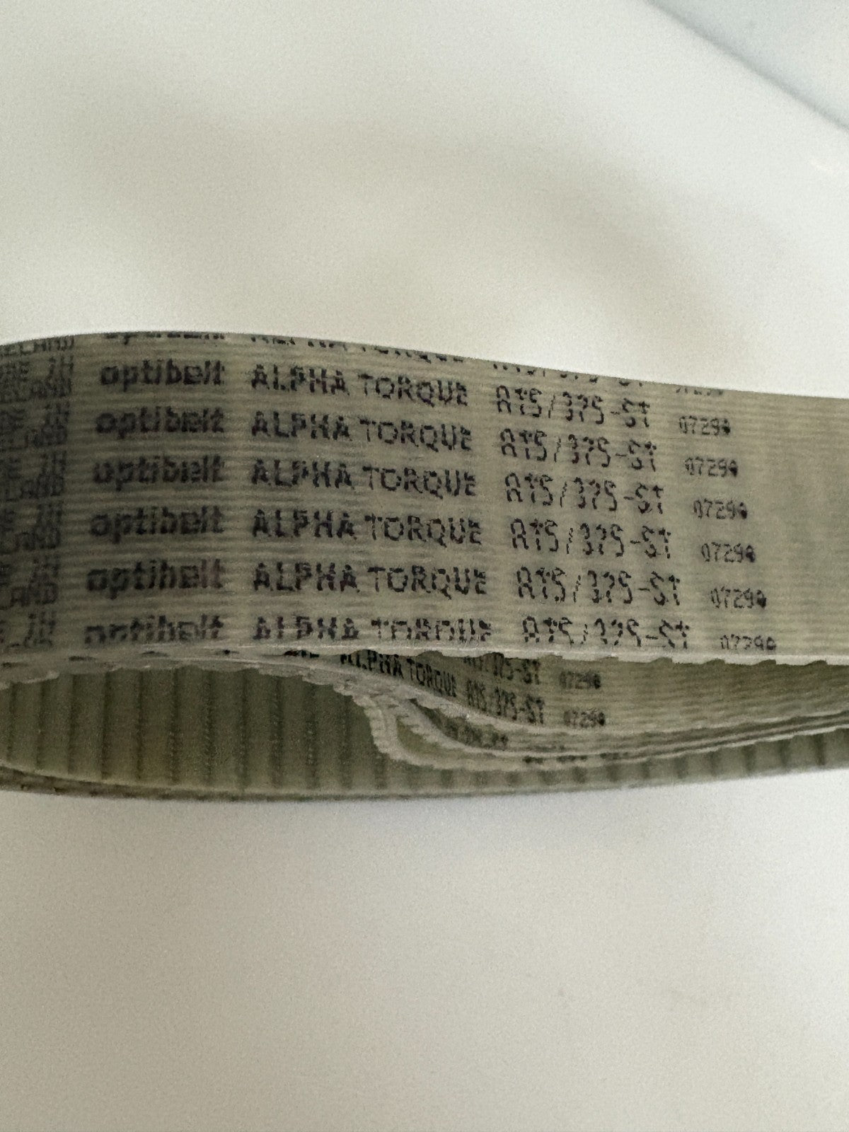 LOT OF 4 OPTIBELT TIMING BELT AT5-375-ST2