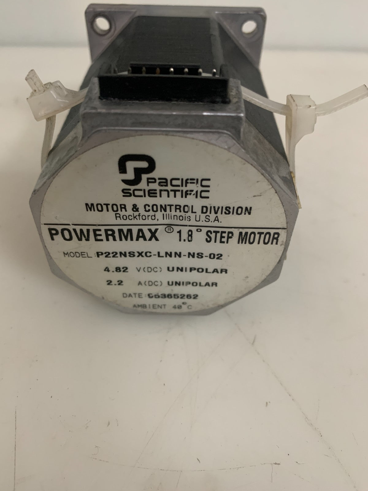 PACIFIC SCIENTIFIC POWERMAX 1.8 STEP MOTOR P22NSXC-LNN-NS-02
