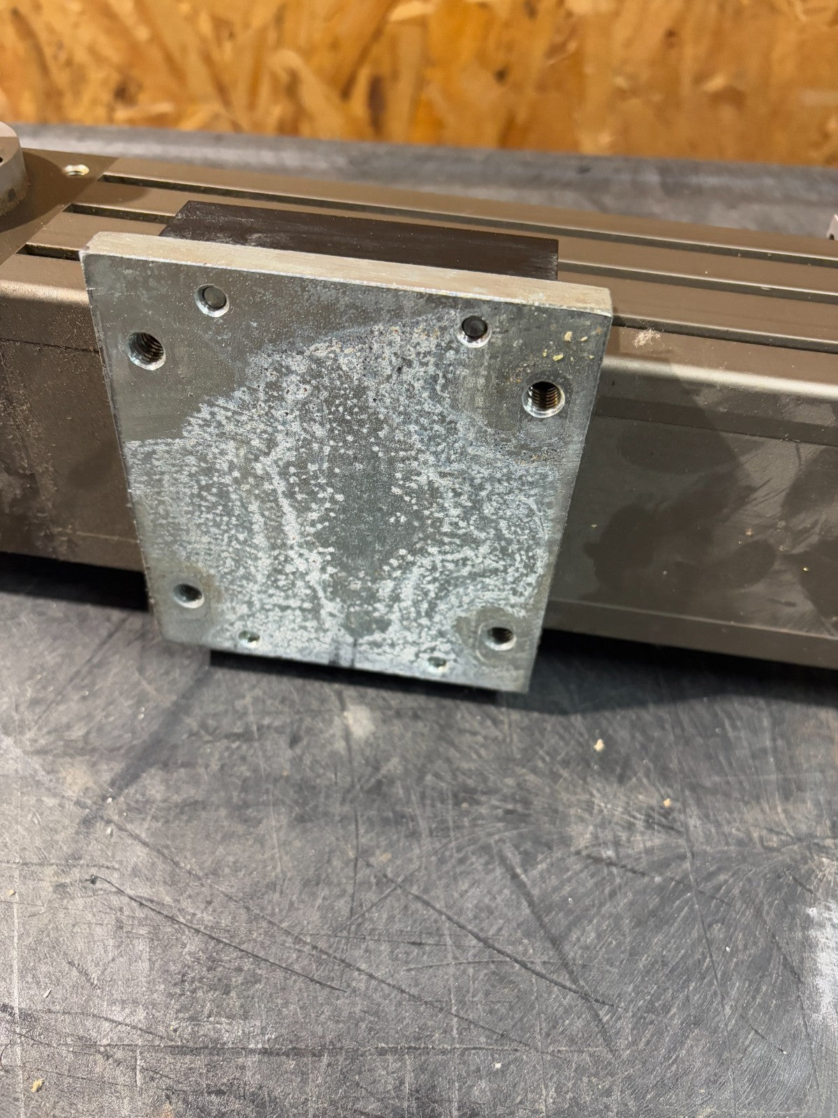 AMSLER & CO. DUAL SHAFT SLIDING ACTUATOR #1148-160-00/MA01