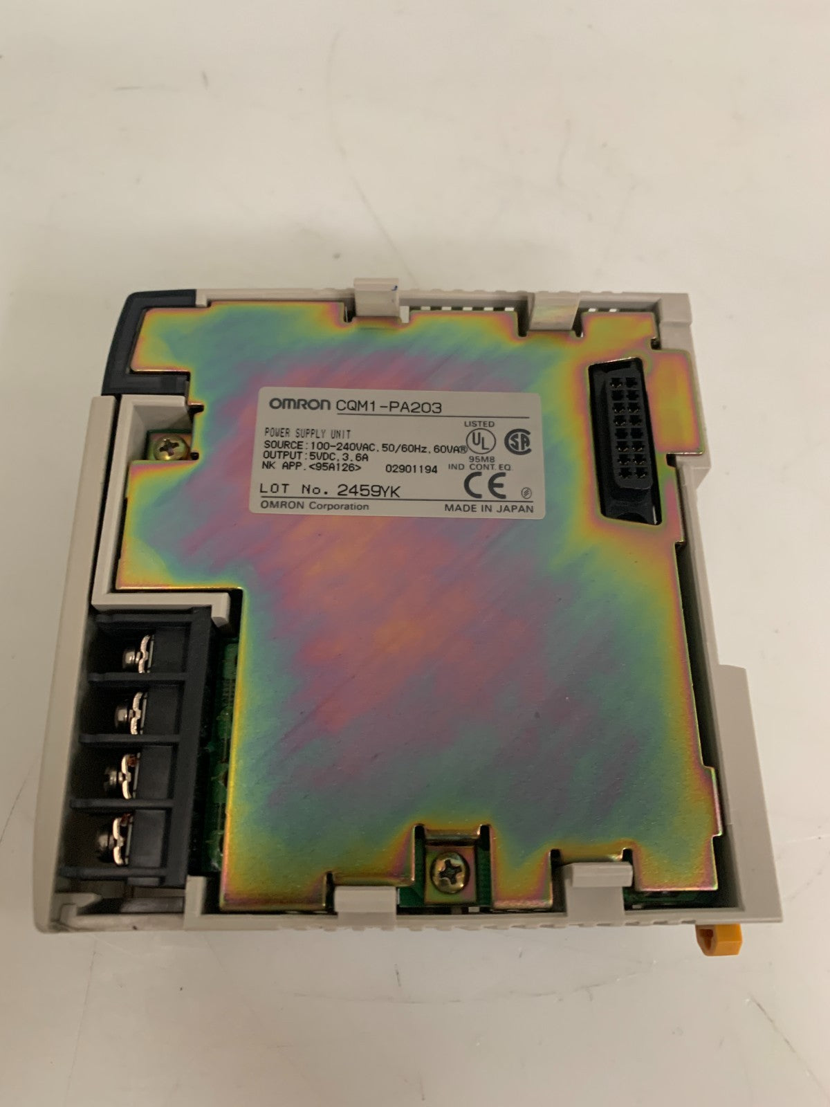 OMRON POWER SUPPLY CQM1-PA203