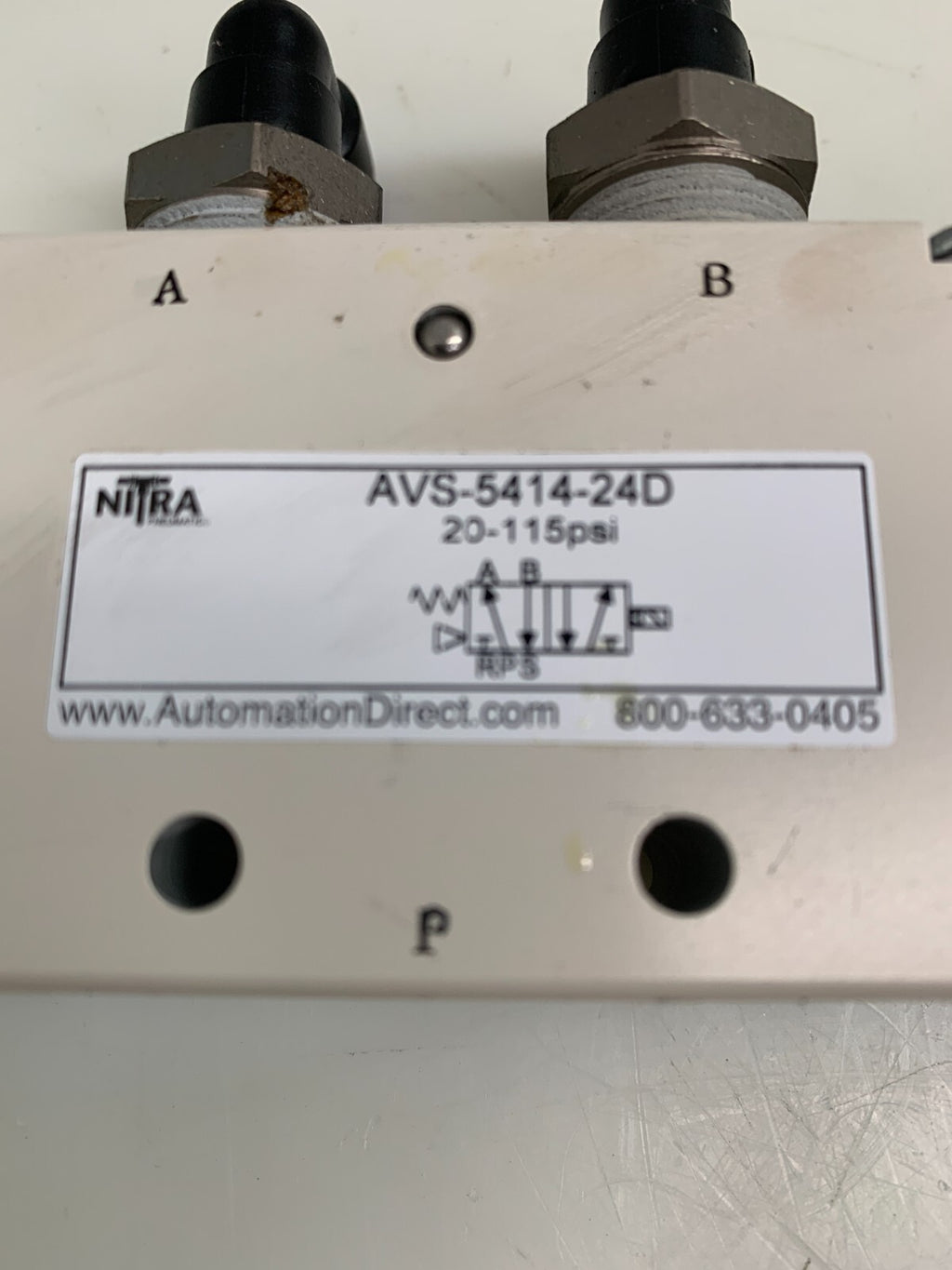 AUTOMATION DIRECT Nittra AVS-5414-24D Solenoid Valve
