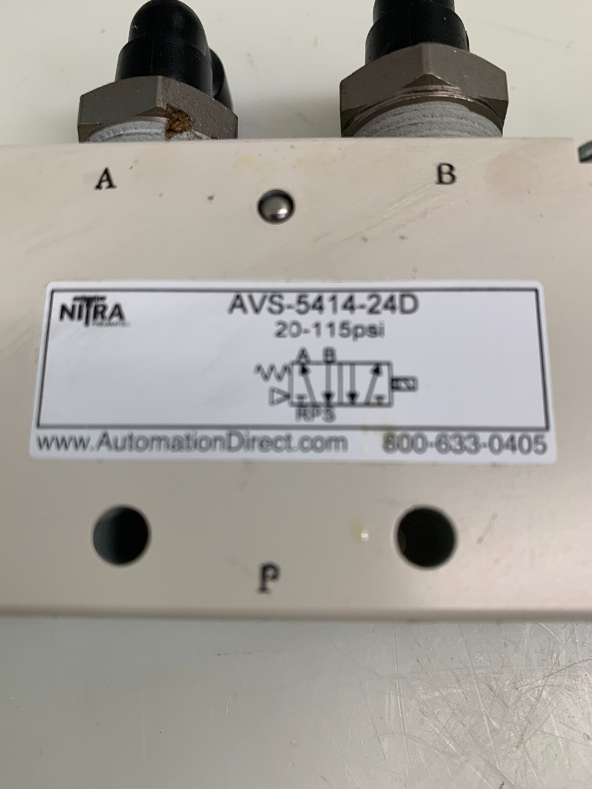 AUTOMATION DIRECT Nittra AVS-5414-24D Solenoid Valve