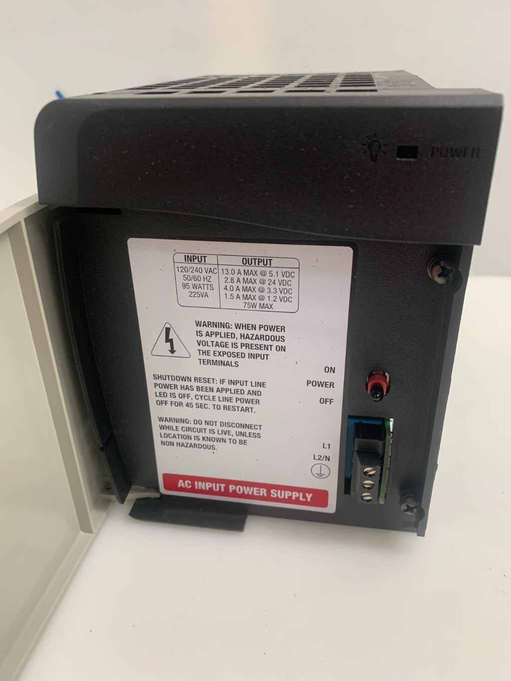 ALLEN BRADLEY / Logix   1756-PA75/A  AC Input Supply   A01