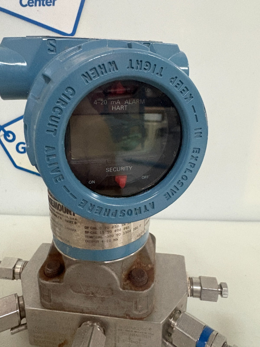 ROSEMOUNT TRANSMITTER 3095MA23A0011AA10N0BS504 W/PRESSURE TRANSMITTER SENSOR1
