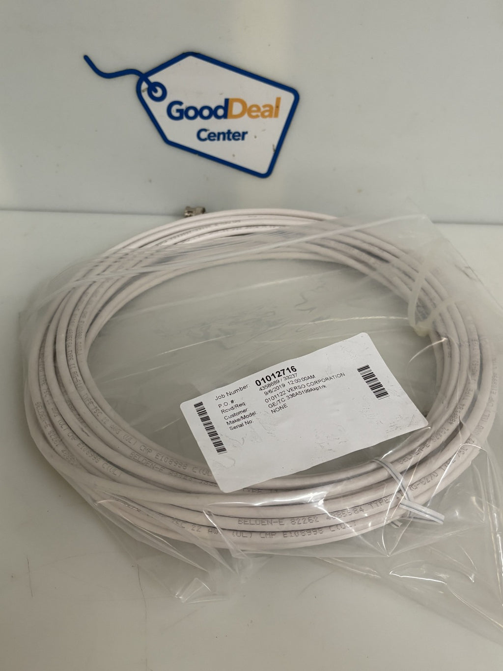 BELDEN GE/TC COMMUNICATION CABLE 50' 336A5199 AKP1RK0