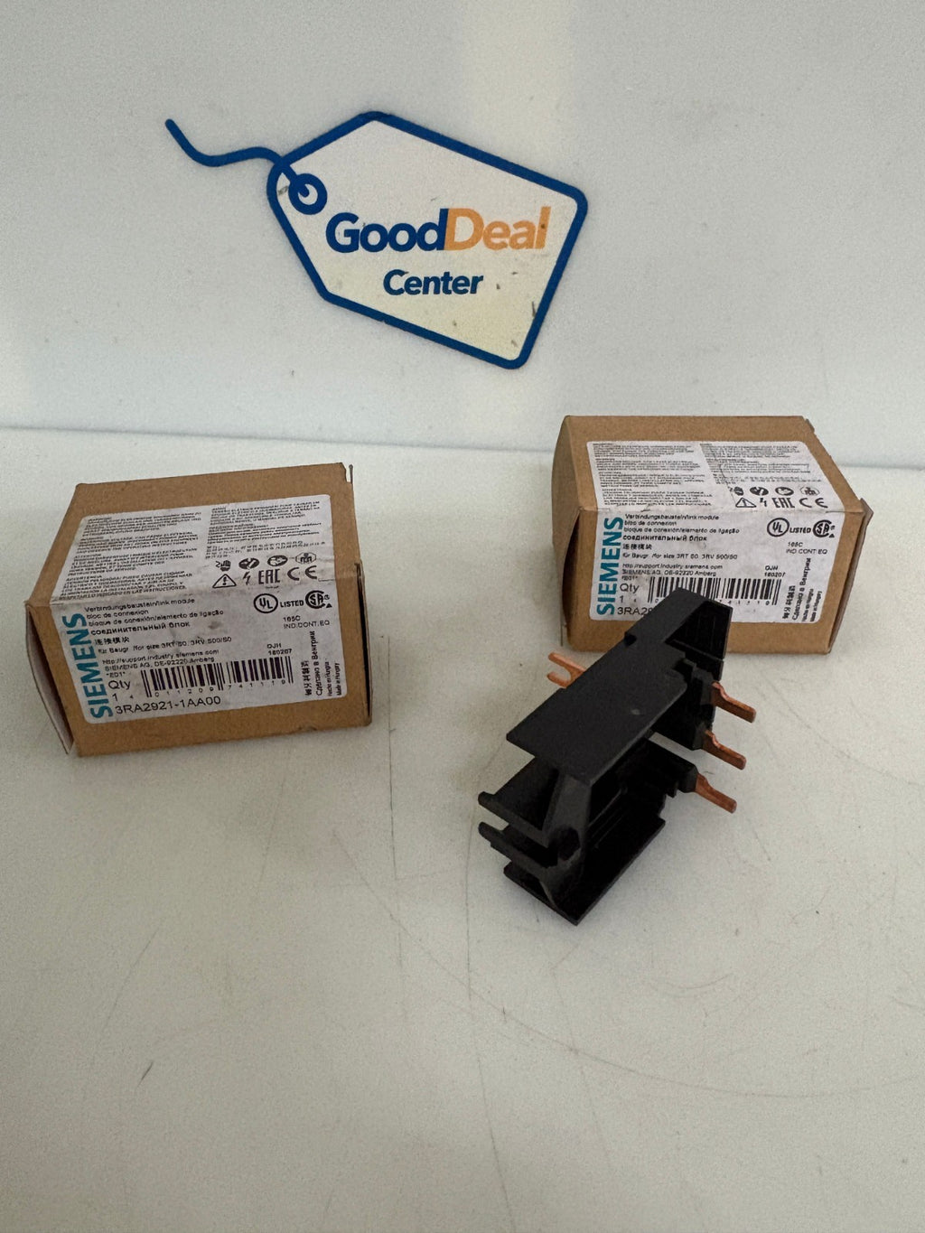 LOT OF 2 SIEMENS CONNECTION BLOCK 3RA2921-1AA000