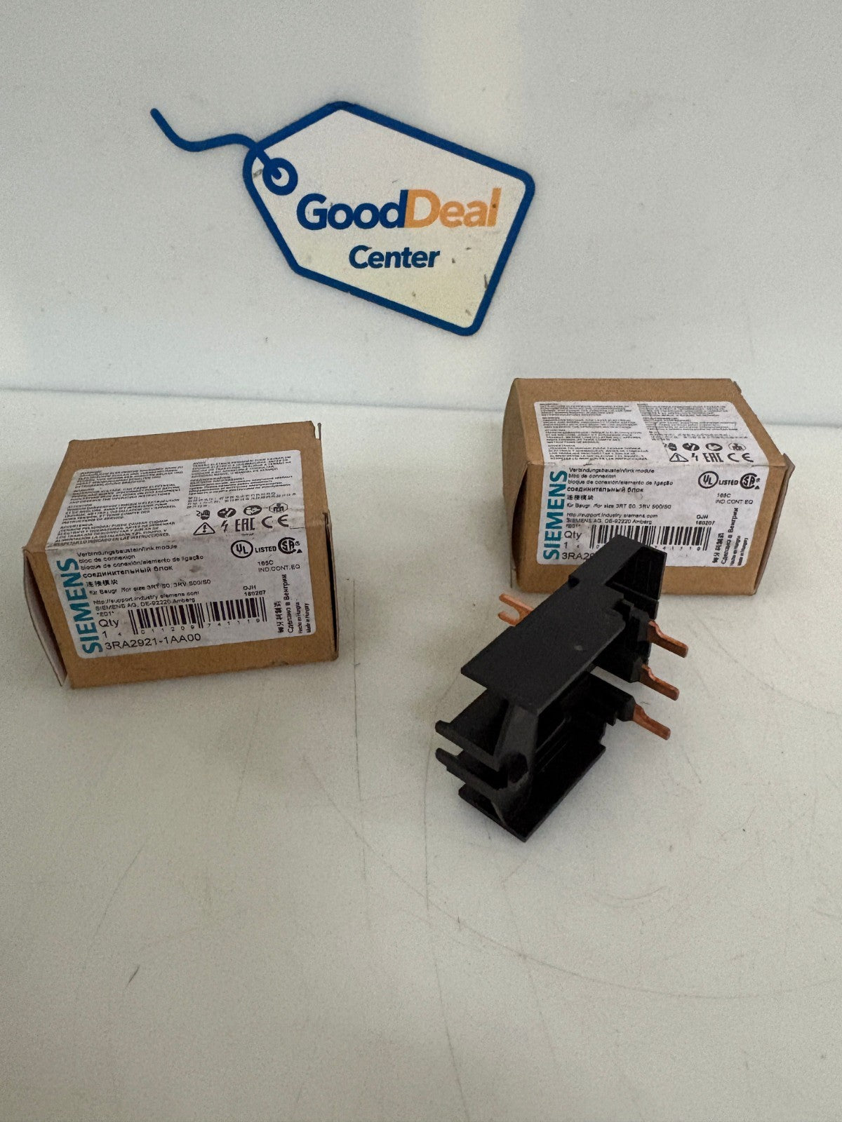 LOT OF 2 SIEMENS CONNECTION BLOCK 3RA2921-1AA000