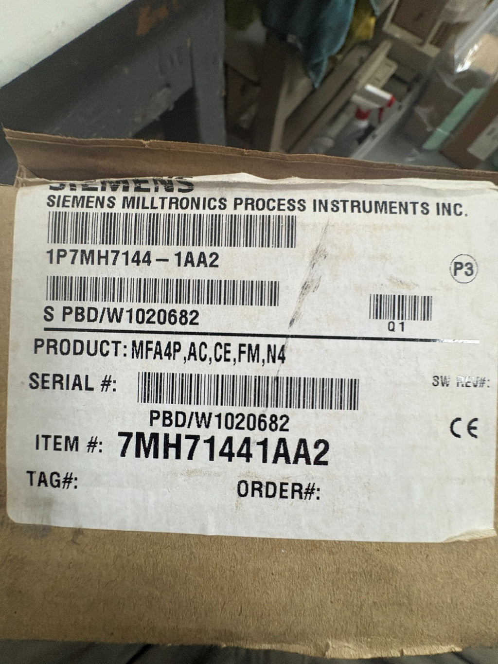 SIEMENS MFA MILLTRONICS CONTROLLER 7MH71441AA2