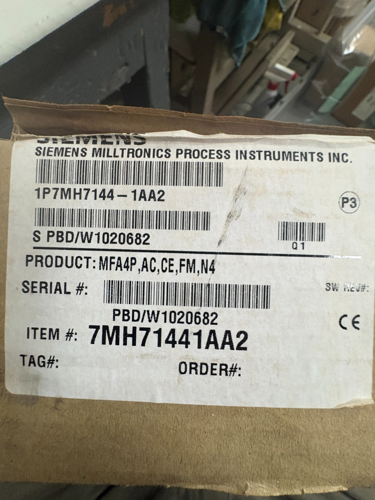 SIEMENS MFA MILLTRONICS CONTROLLER 7MH71441AA2