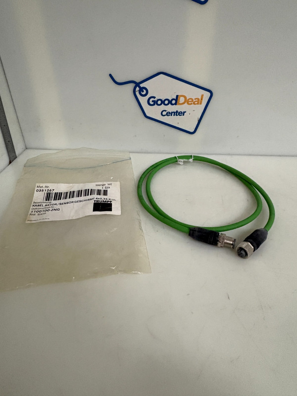 TRUMPF SENSOR CABLE 0351267 1100100-ZNG