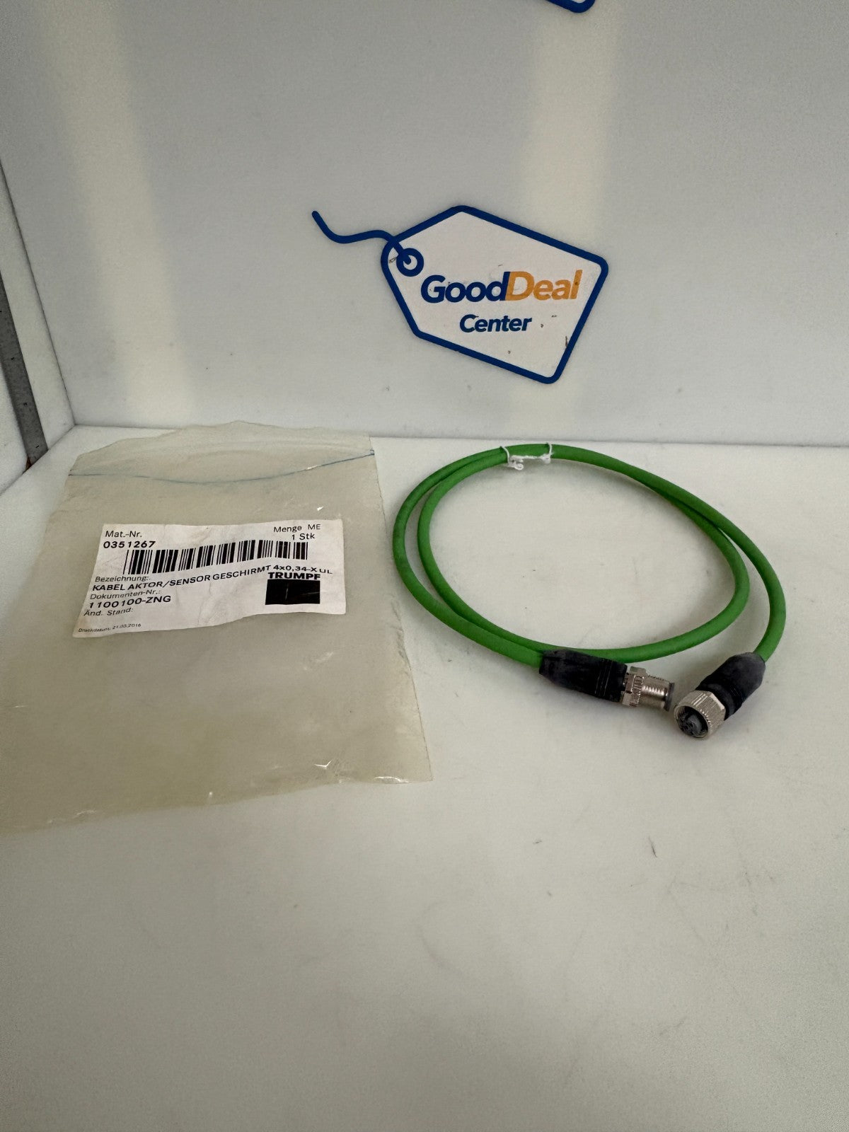 TRUMPF SENSOR CABLE 0351267 1100100-ZNG