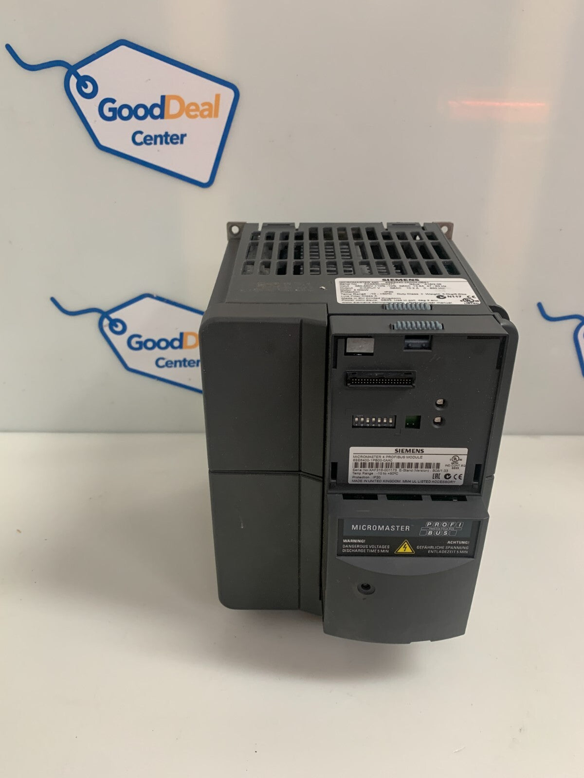 SIEMENS MICROMASTER PROFIBUS MODULE 6SE6400-1PB00-0AA0 W/MICROMASTER 440