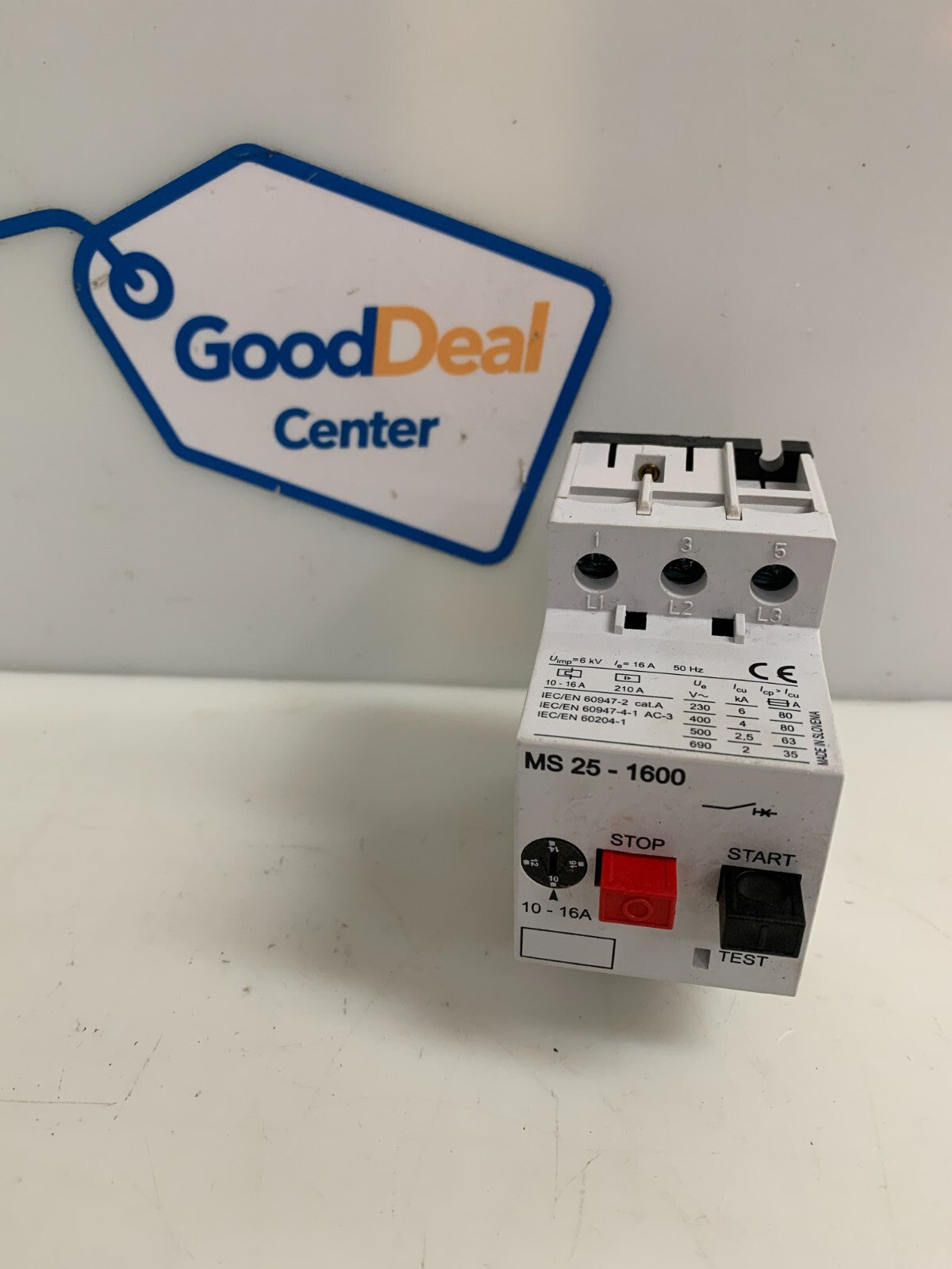 AUTOMATION DIRECT 16 AMP CIRCUIT PROTECTION MS25-16000