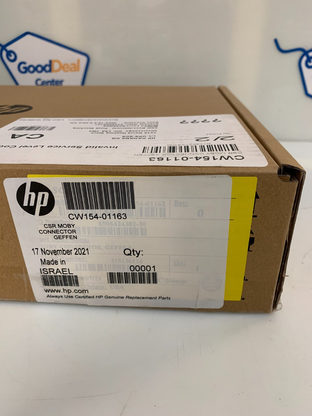 HP CSR Moby Connector, Geffen CW154-01163