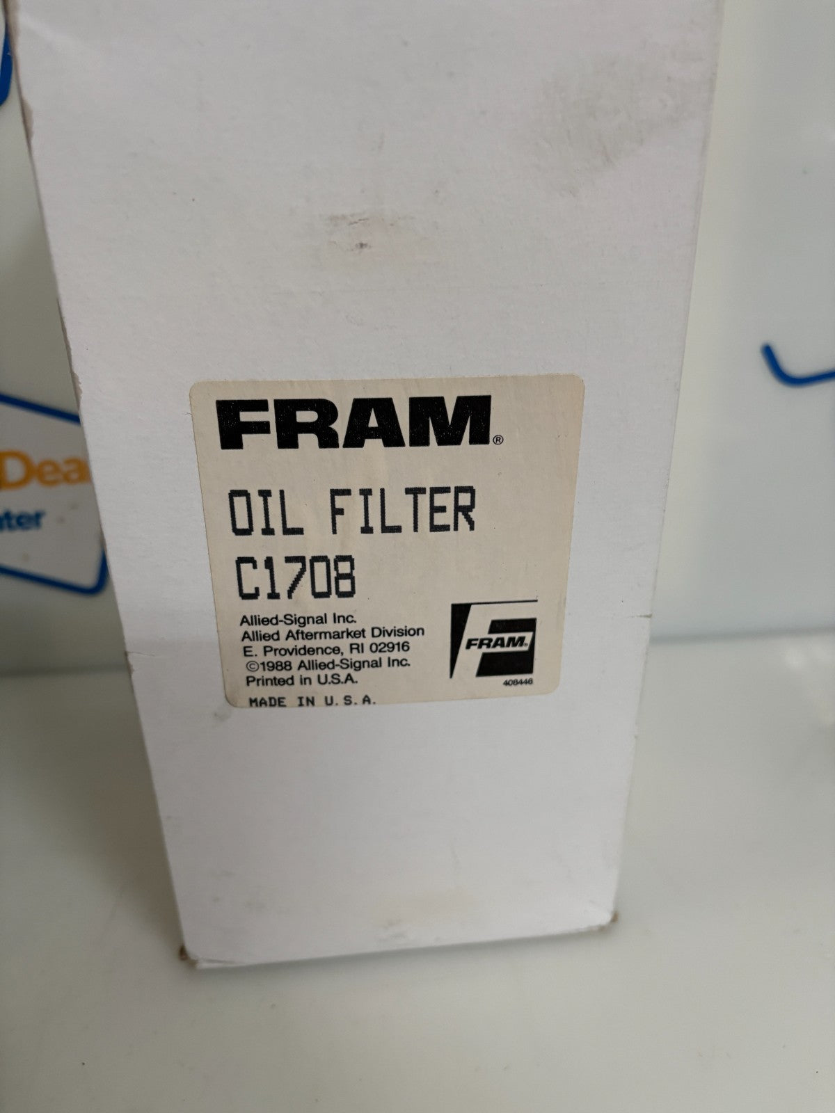 LOT OF 2 FRAM OIL FILTER C1708