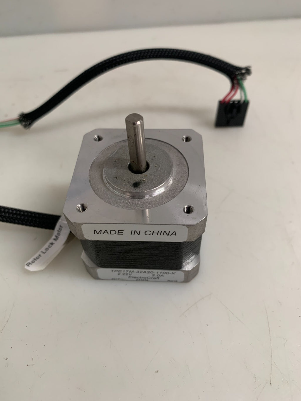 LOT OF 2 ELECTROCRAFT STEPPER MOTOR TPE17M-32A20-1100-X