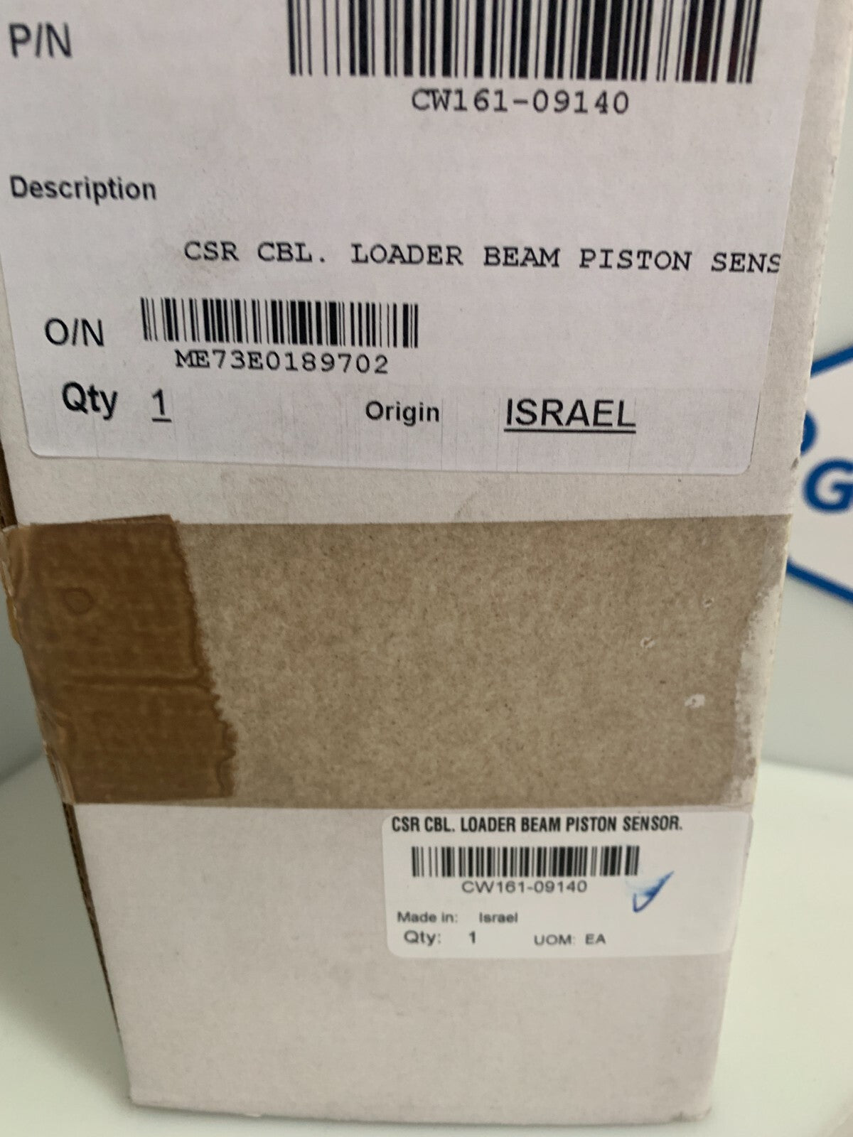 HP SCITEX LOADER BEAM PISTON SENSOR CW161-09140 (NEW IN BOX)2