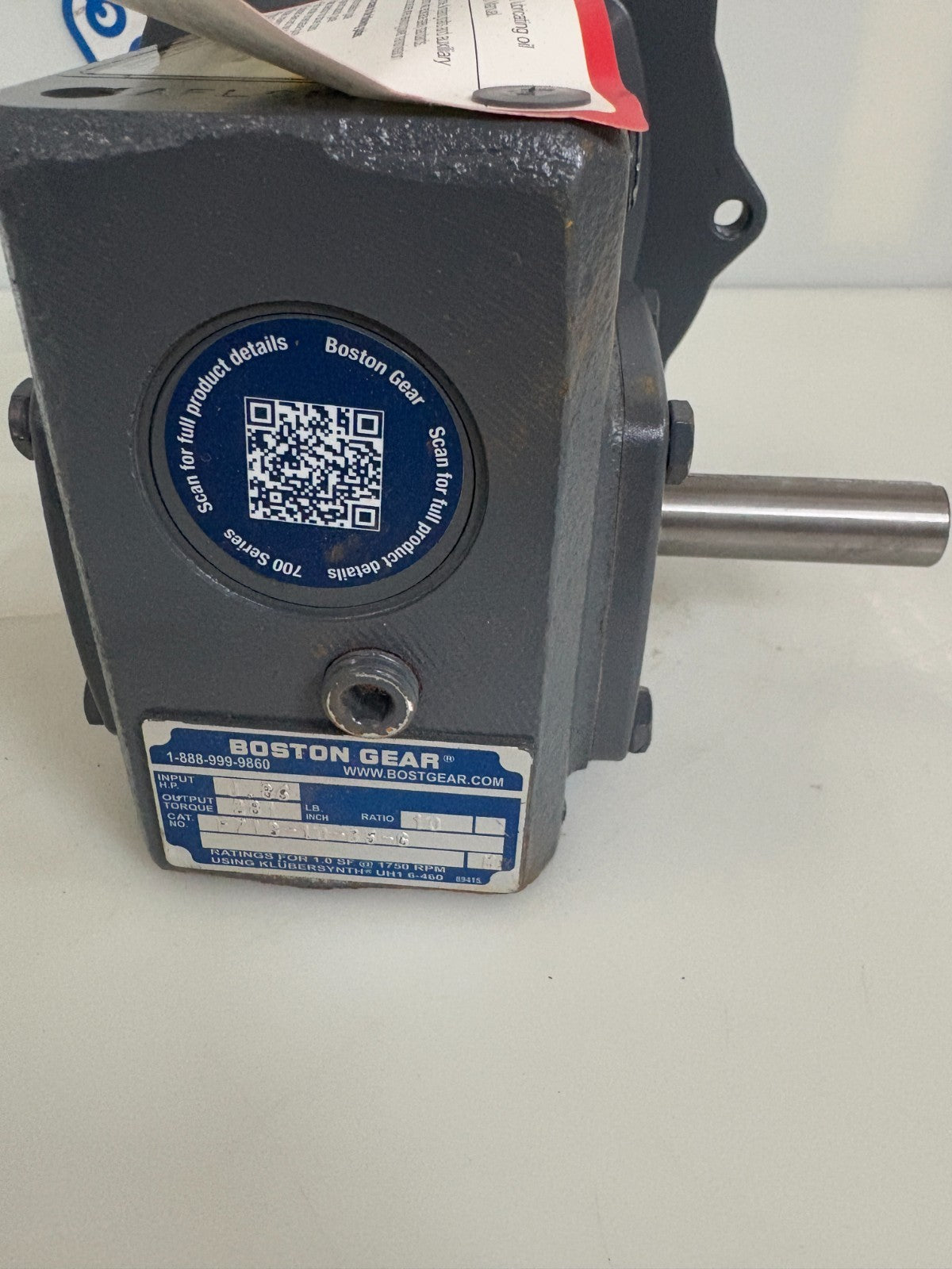 BOSTON GEAR SPEED REDUCER F713-10-B5-63