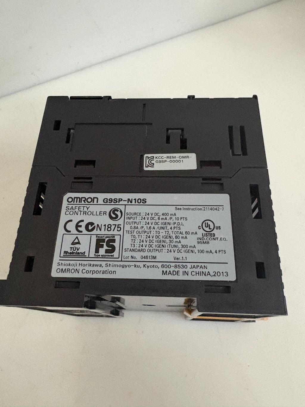 OMRON SAFETY CONTROLLER G9SP-N10S